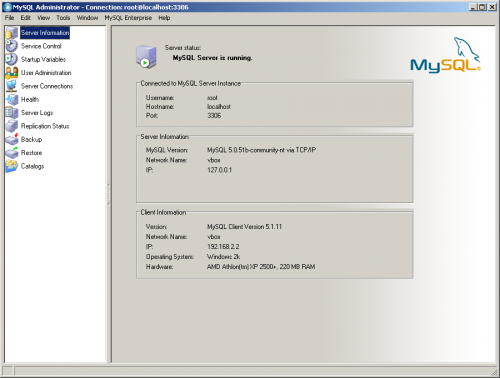 Установка и настройка MYSQL Установка и настройка MYSQL