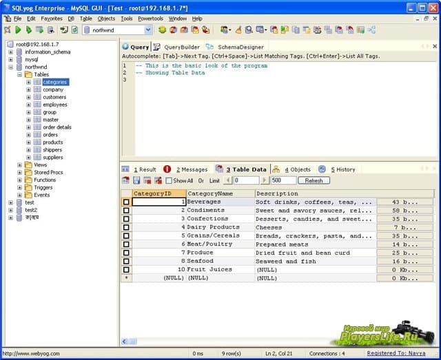 SQLyog Enterprise 8.12 + serial