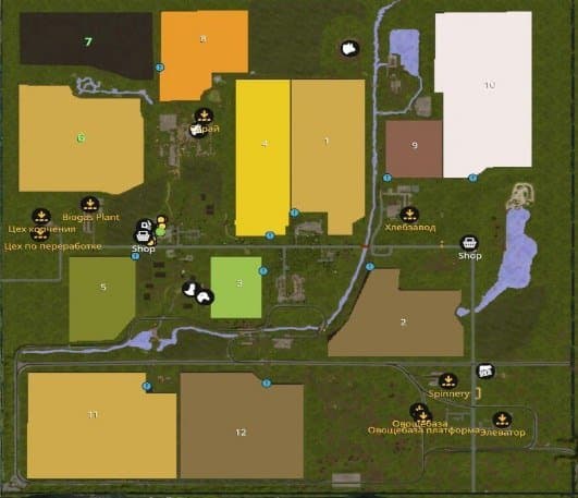 Карта «Балдейкино 4» версия 4.1 для Farming Simulator 2017 (v1.4.4)
