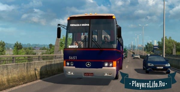 Автобус Mercedes-Benz O-400 для Euro Truck Simulator 2